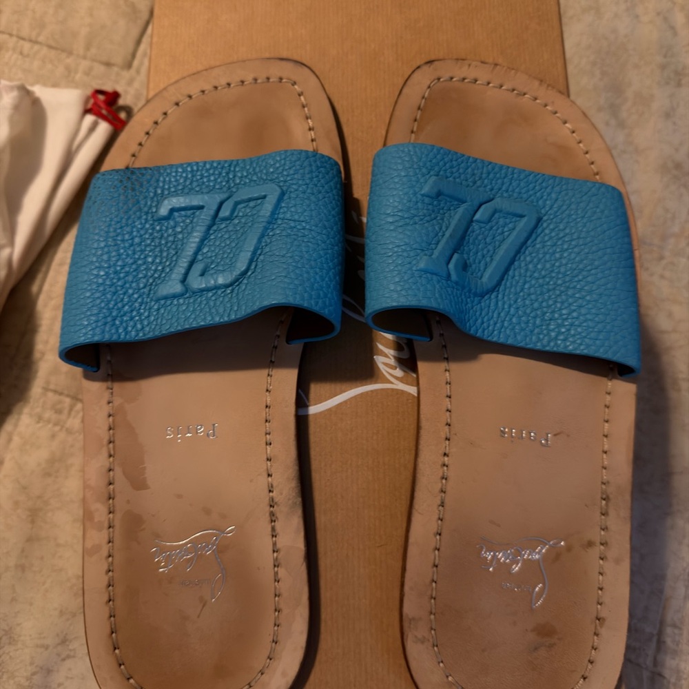 Christian Louboutin Blue Men's Sandals
